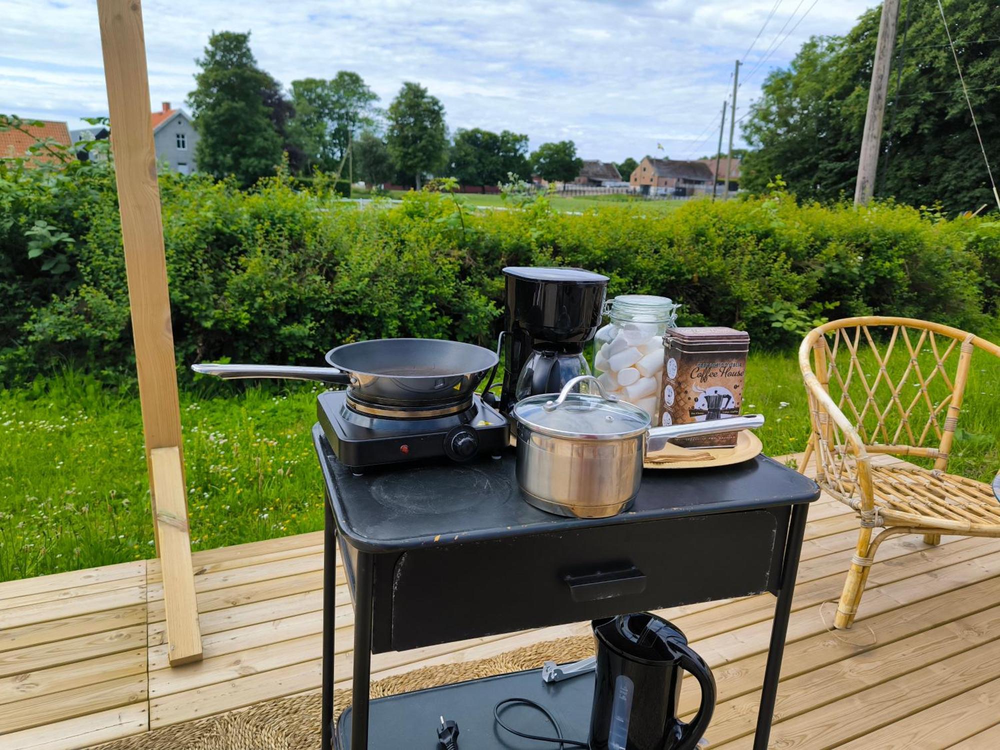 Luxury Tent With Restroom And Shower, Close To The Beach Ystad Exterior foto